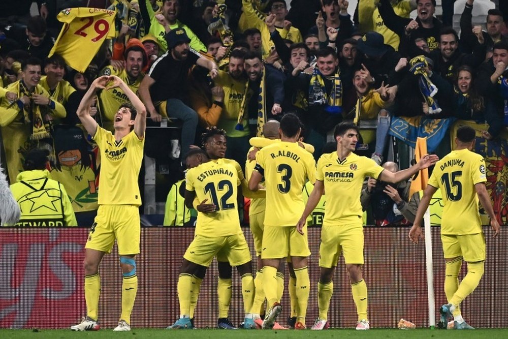 Villarreal gifle la Juventus et file en quarts de finale. AFP