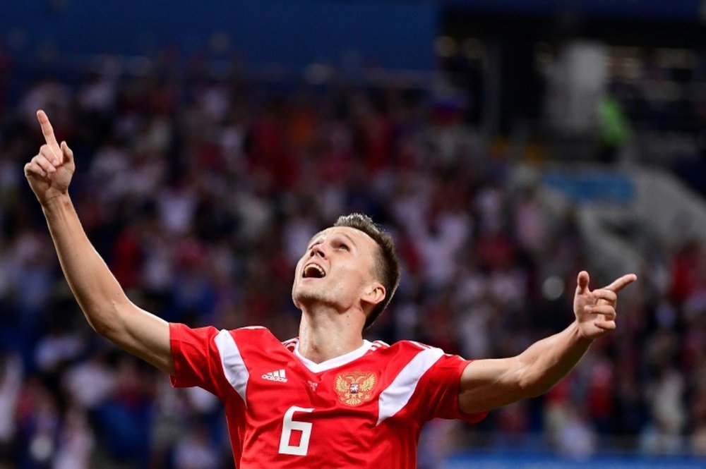 Denis Cheryshev was the star performer for Russia at the World Cup. AFP