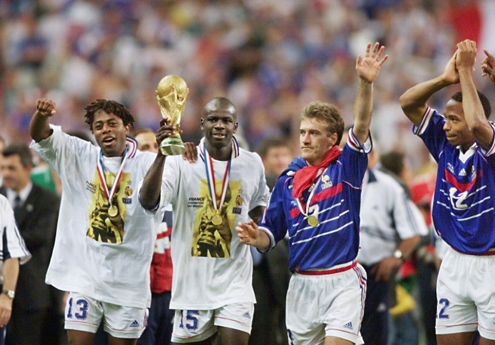 En 1998, Deschamps avait soulevé la Coupe avec l'équipe de France. AFP