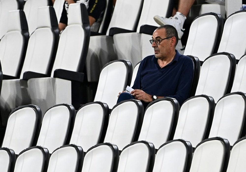 Sarri apunta al banquillo de la Fiorentina. AFP/Archivo