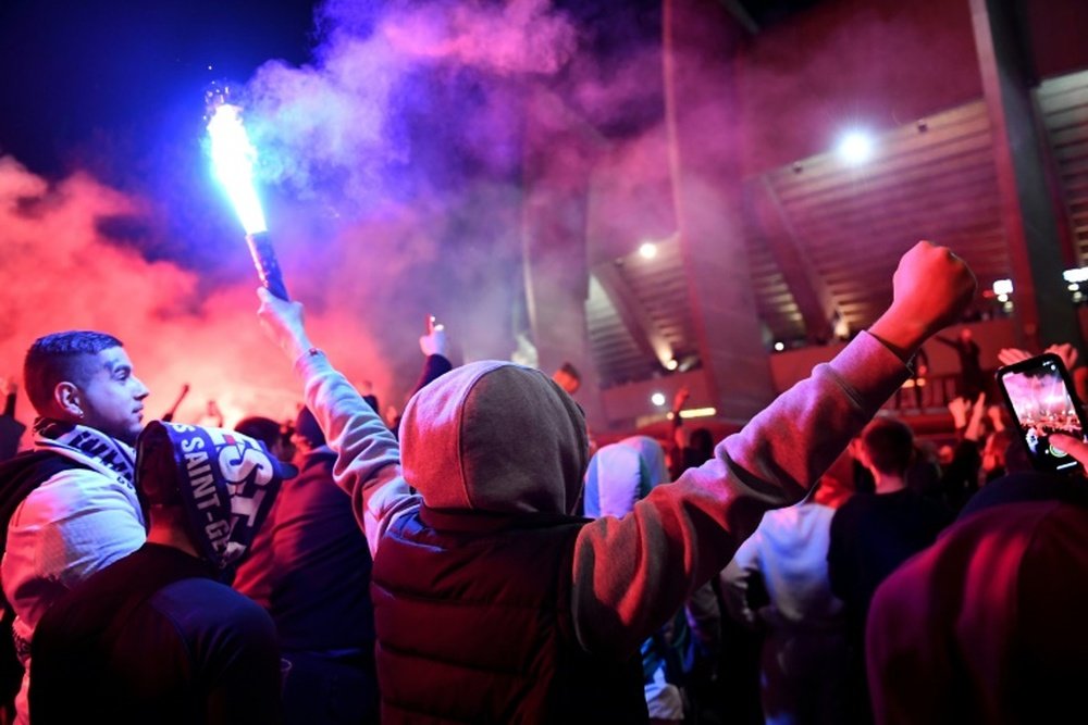 Los ultras invaden el fútbol francés. AFP