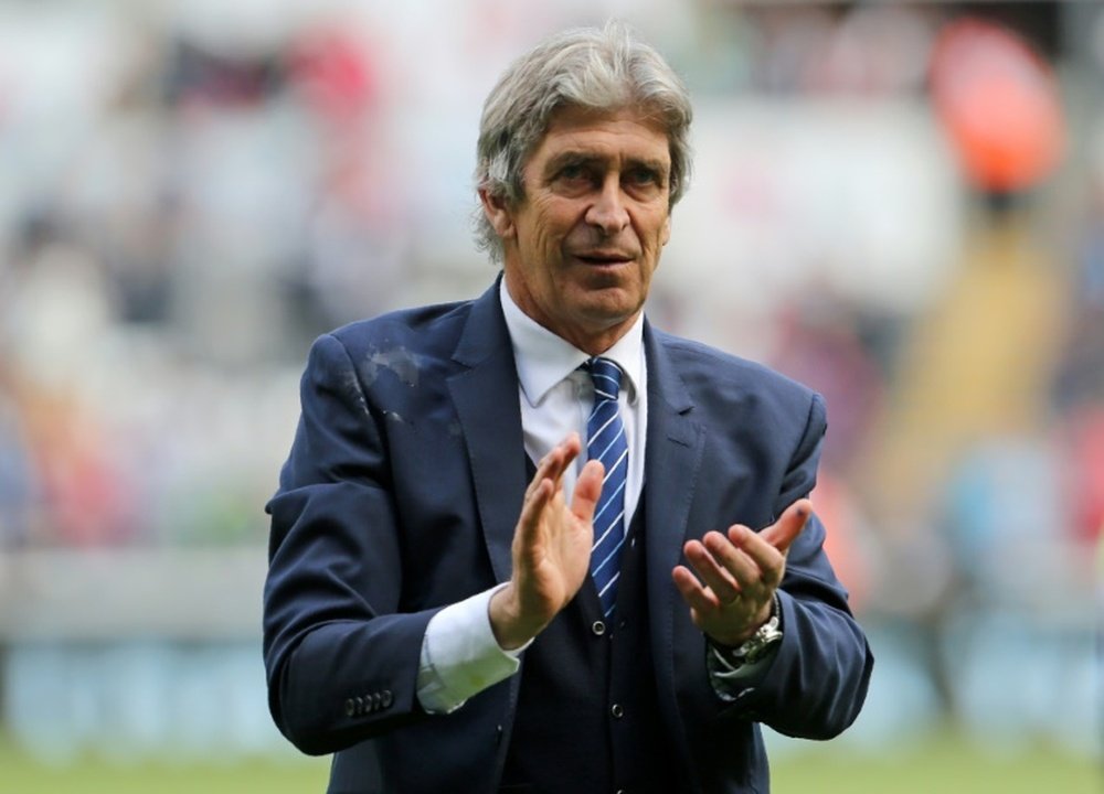 Pellegrini wants to make his mark on the West Ham squad. AFP
