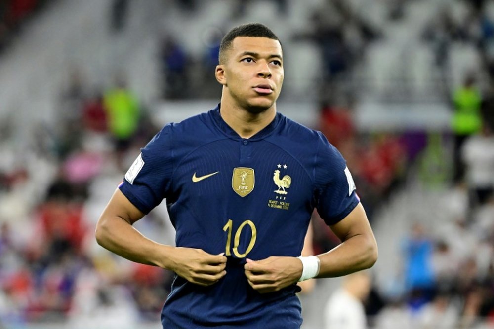 Kylian Mbappe is looking to lead France to the World Cup semi-finals. AFP