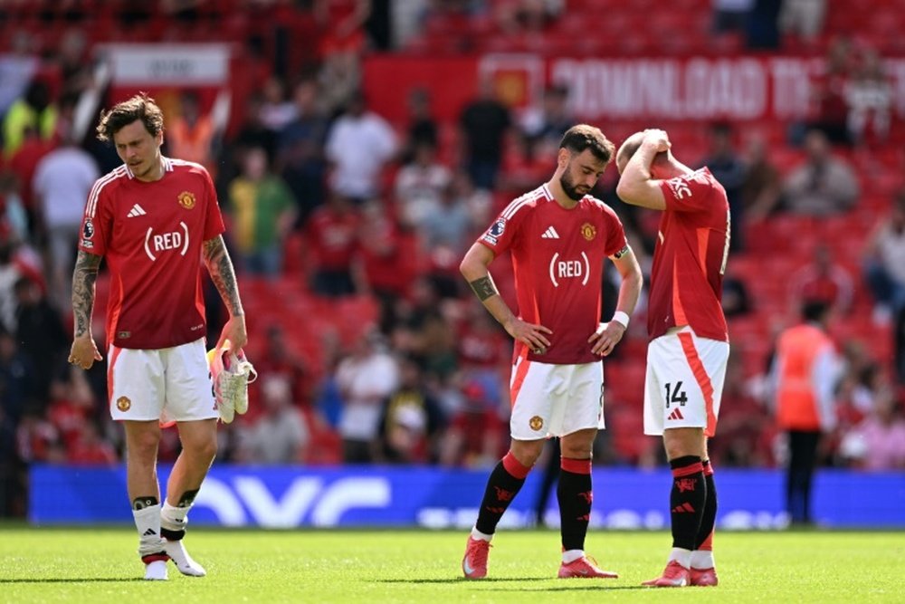 United lost at home to West Ham. AFP