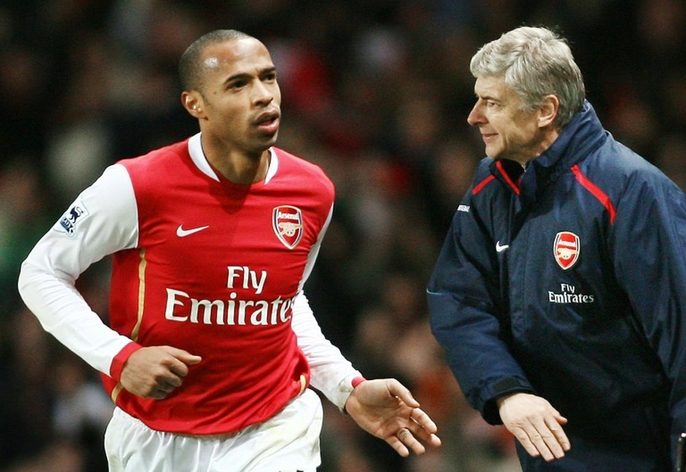 Henry, decepcionado con el Arsenal de Wenger. AFP