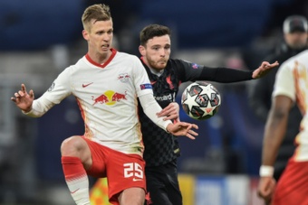 Três casos positivos no RB Leipzig. AFP