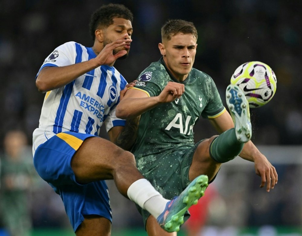 Chelsea are closely monitoring the development of Georginio Rutter. AFP