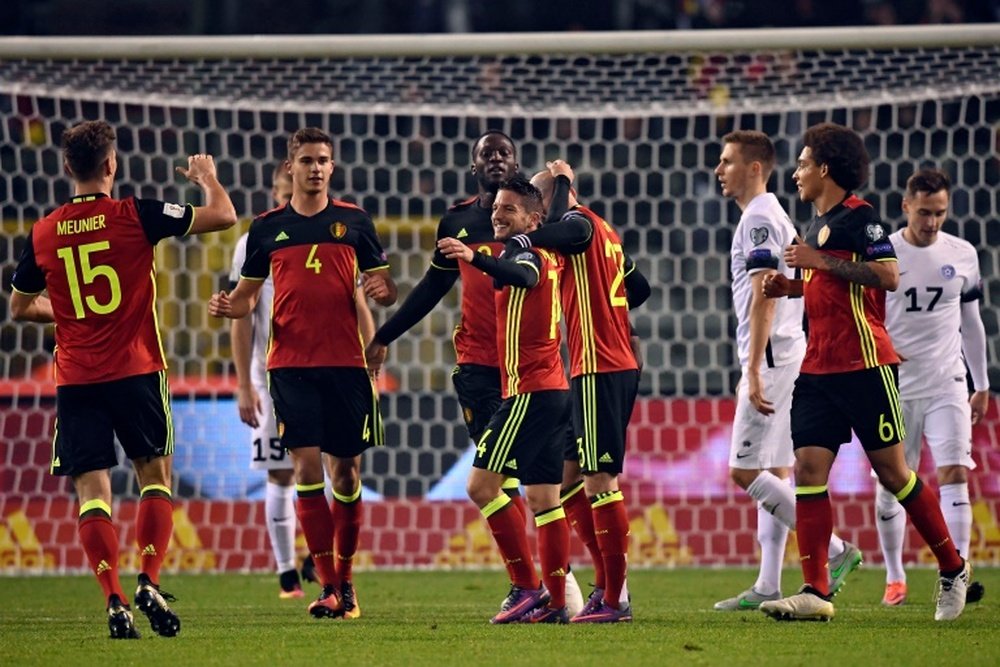La Selección Belga ha hecho un partido redondo contra Estonia. EFE