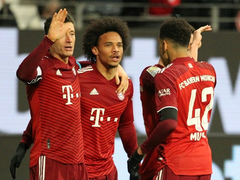 O Bayern domina e avança sem problemas. AFP