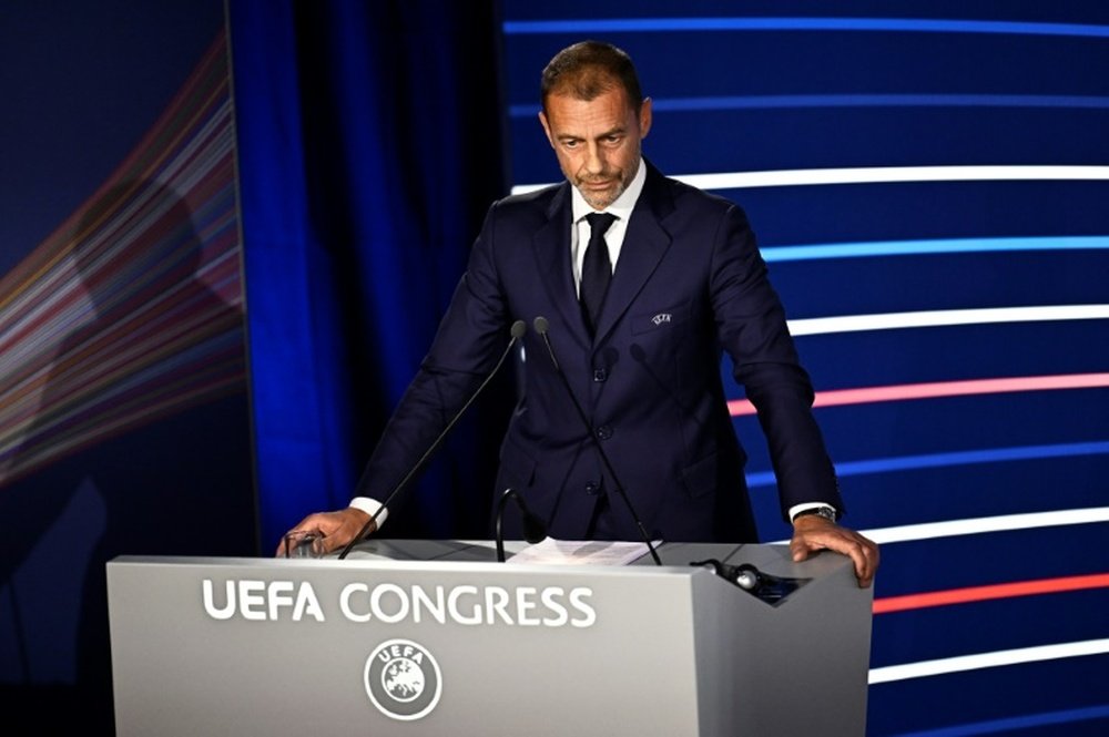 La UEFA aprueba un presupuesto récord. AFP