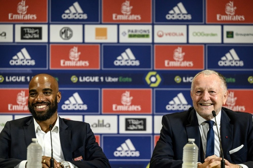 Lyon officialise le retour d'Alexandre Lacazette pour trois saisons. afp