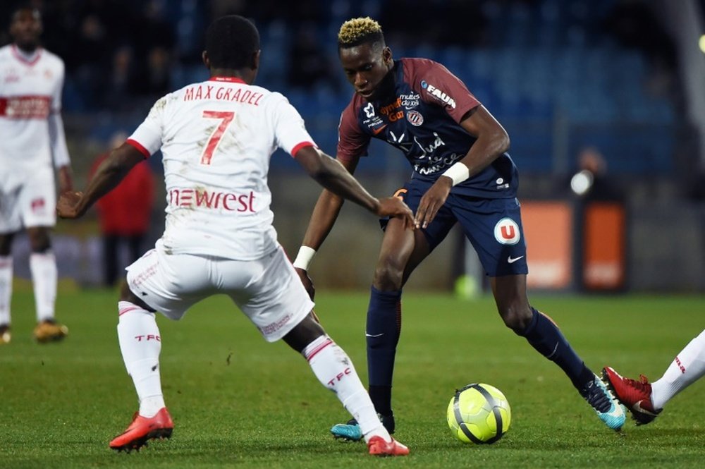 Junior Sambia jouera contre Lyon. AFP