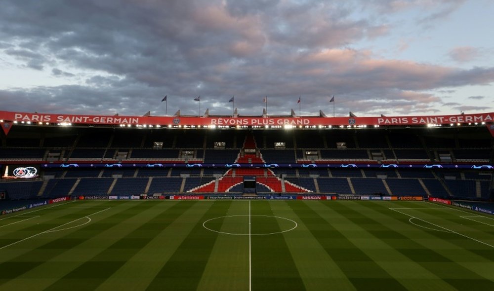 PSG fans were allowed in to watch. AFP