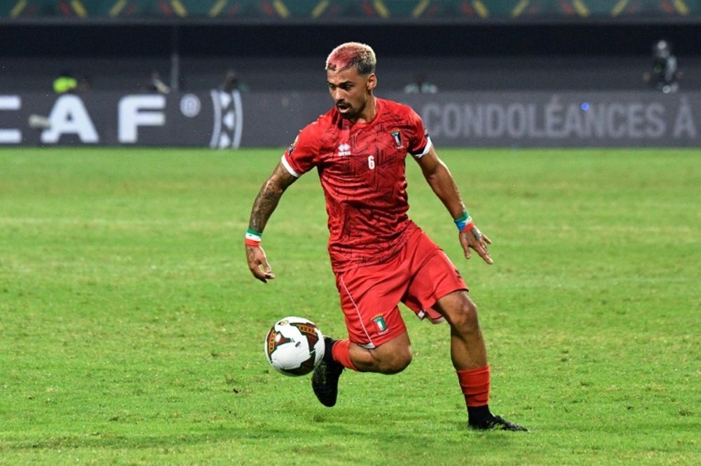 Iban Salvador, convocado con Guinea Ecuatorial. AFP