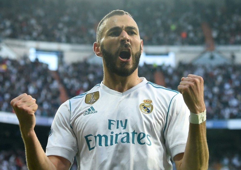 Only four players have more Champions League goals than Benzema. AFP