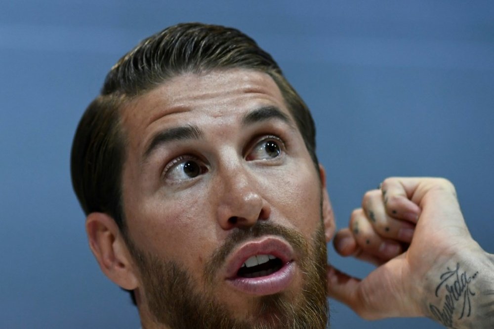 Ramos apoyó un día más la figura de Zidane. AFP