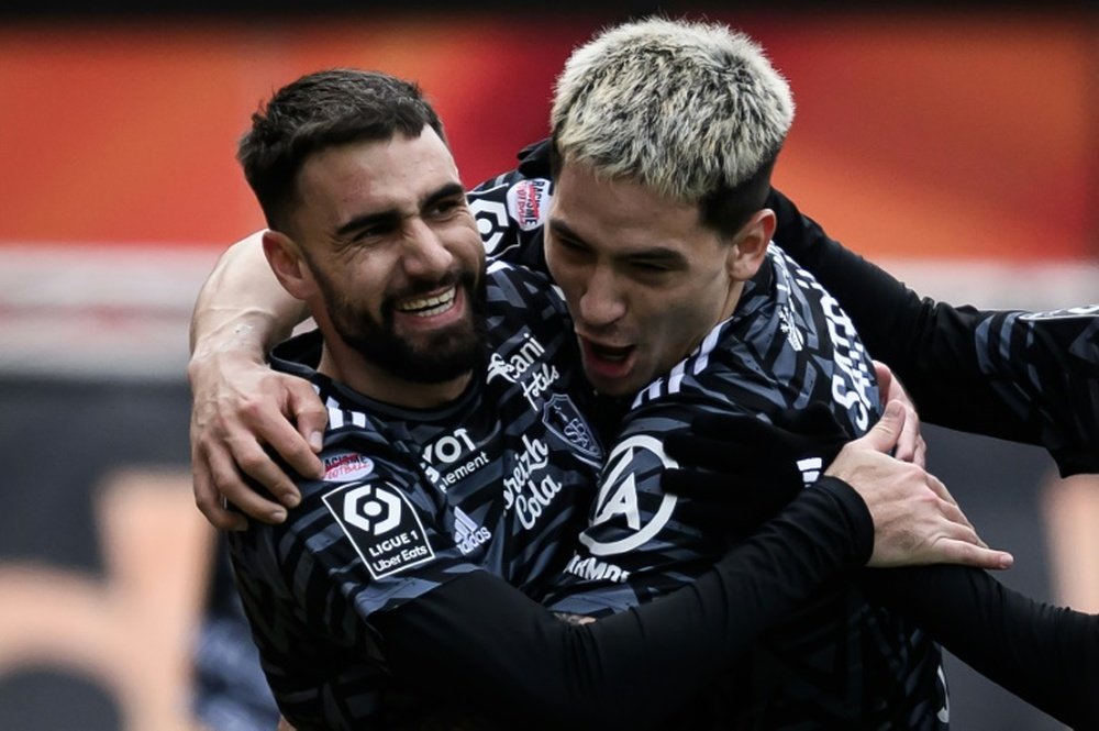 El Brest ganó al Lorient fuera de casa. AFP