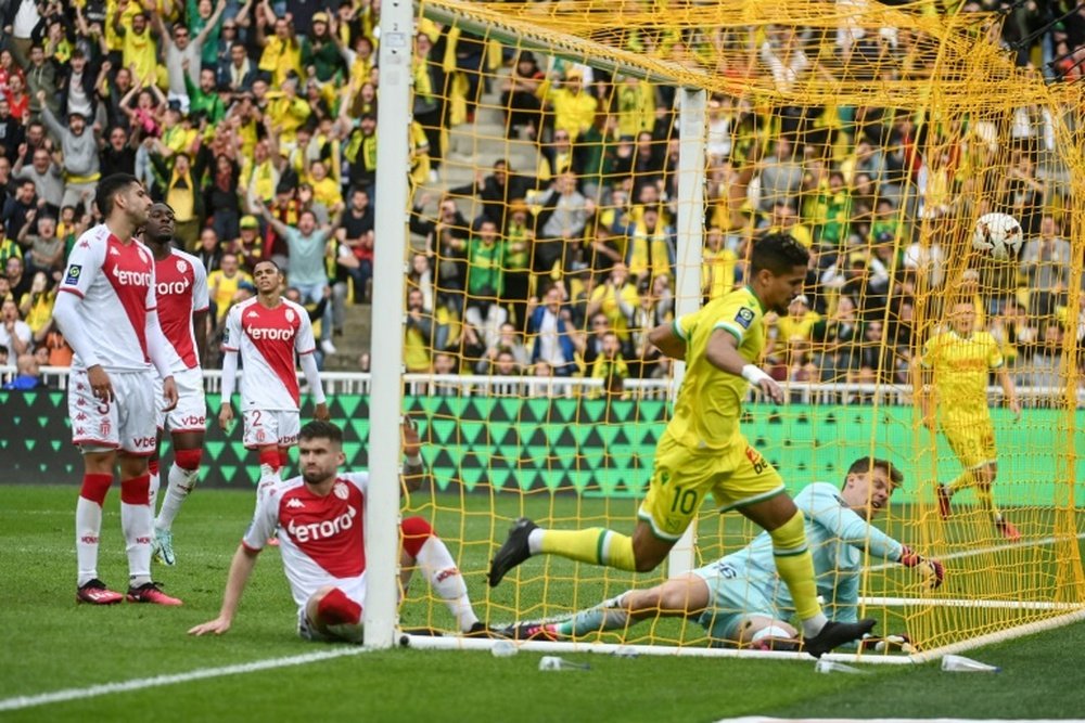 El Mónaco desperdició una ventaja de dos goles. AFP