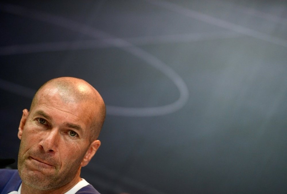 Zidane analizó la agónica derrota en el 'Clásico'. AFP/Archivo