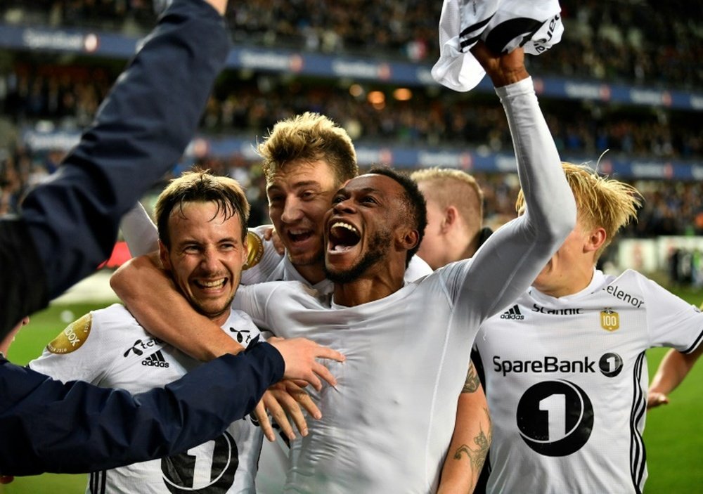 Felicidad en el Rosenborg. AFP