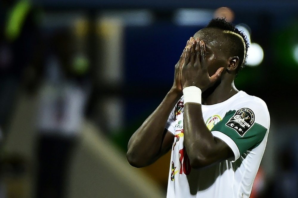 Mané sigue en la lucha por la Copa de África. AFP