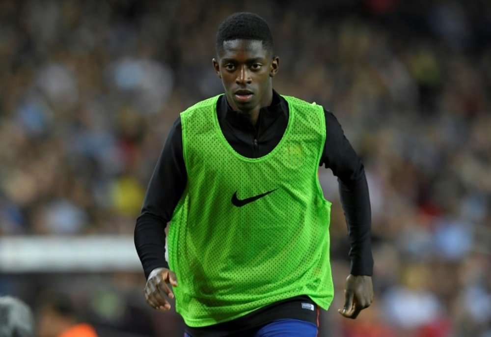 Dembélé a forcé pour rejoindre le Barça. AFP