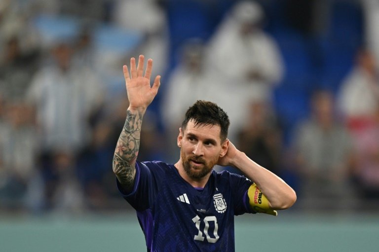 Messi superó a Maradona en internacionalidades en Mundiales con Argentina. AFP