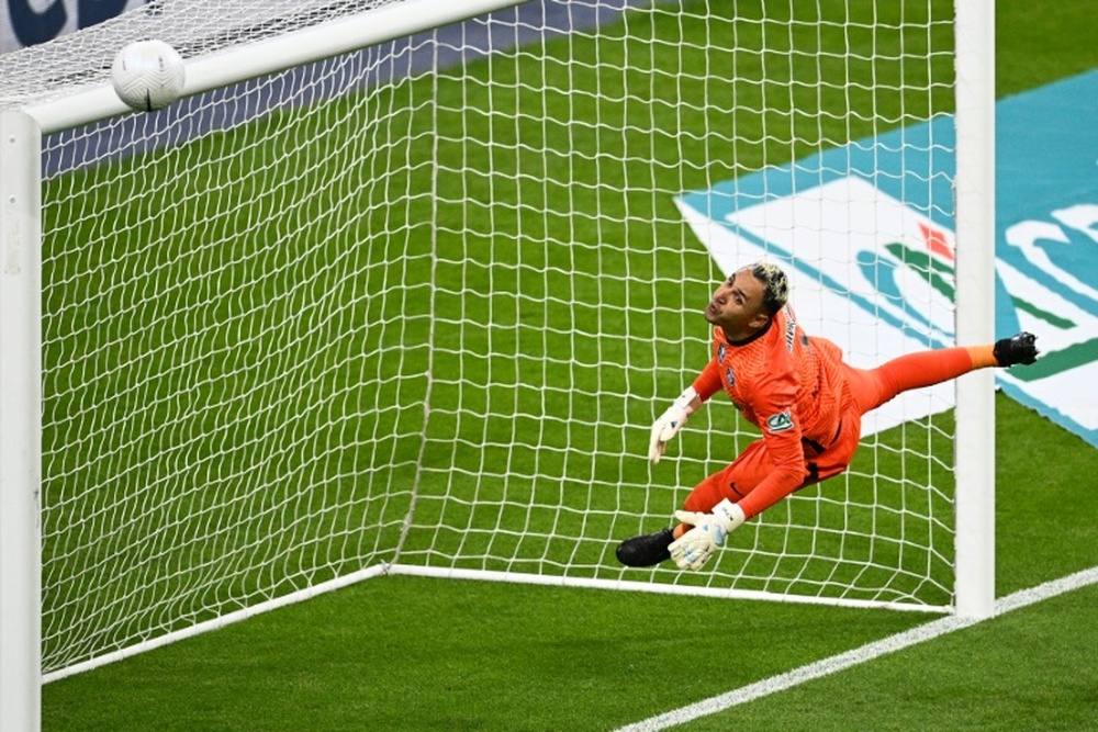 Keylor Navas, casi descartado para la Champions. AFP