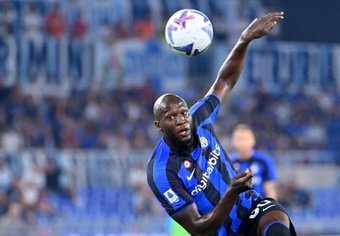 Lukaku's contract with the Blues expires in 2026. AFP