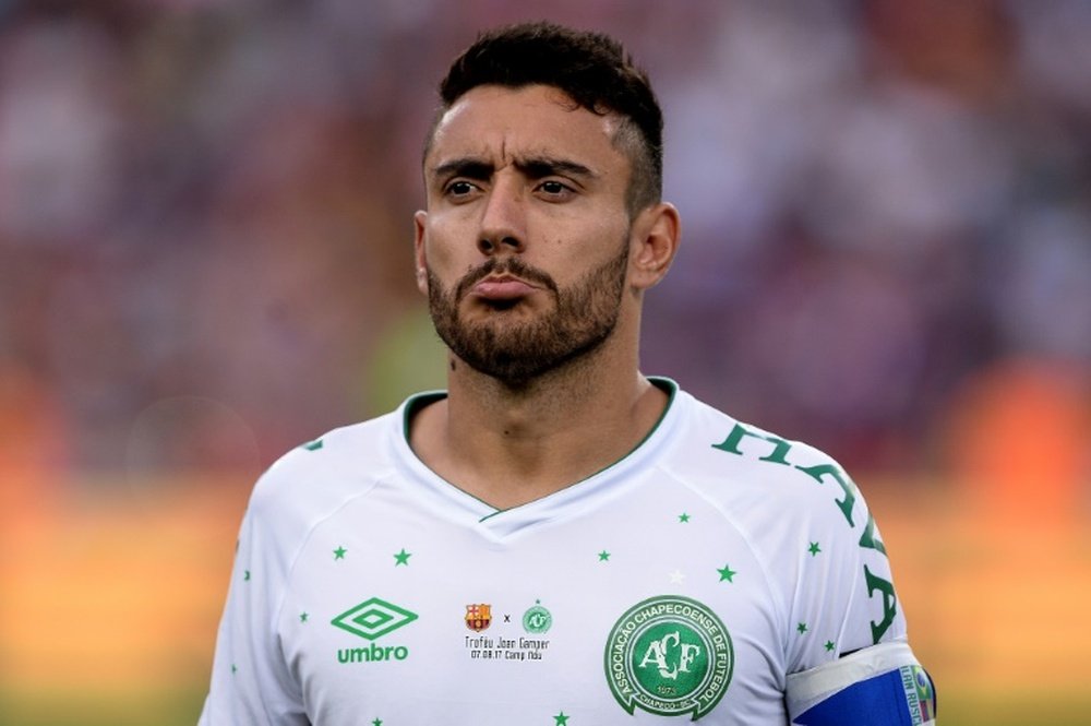 Ruschel verá ampliado su contrato con Chapecoense. AFP