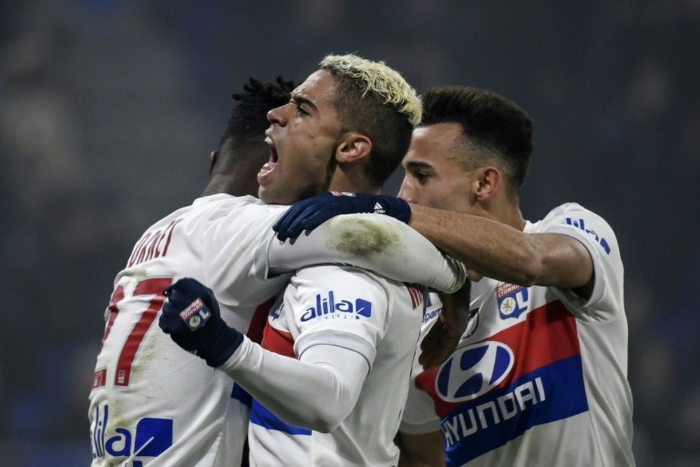 L'attaquant Mariano auteur du second but pour Lyon face à Marseille. AFP