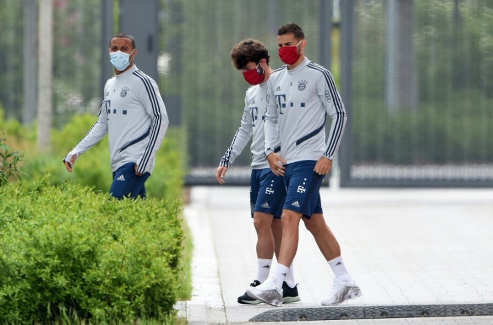 Lucas Hernández se queda en el Bayern. AFP