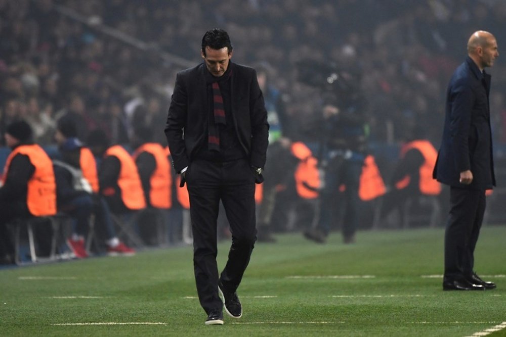 Emery suffered a painful 5-2 aggregate defeat to Real Madrid in the Champions League. AFP
