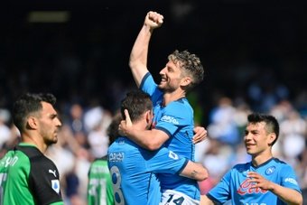Will Mertens make the move to Lazio? AFP