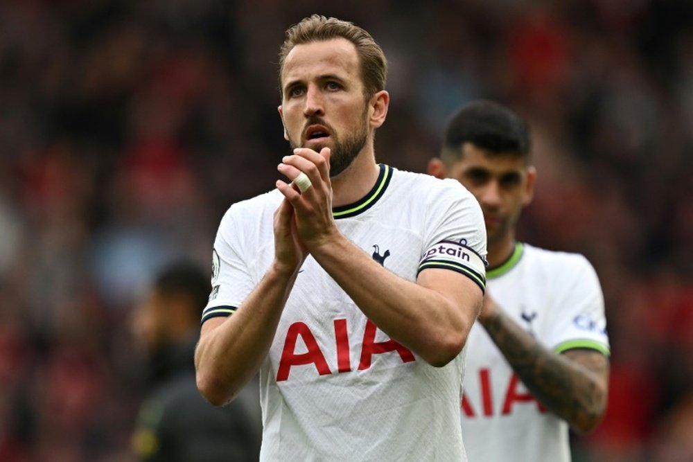 Spurs will not sell Harry Kane to any domestic rival. AFP