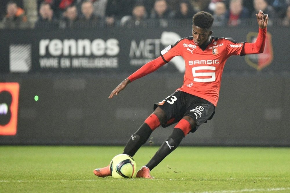 Dembélé es una de las revelaciones de la Ligue 1. AFP