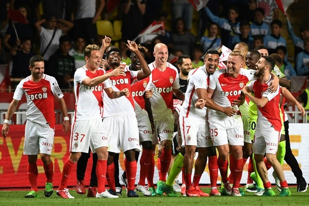 Monaco win Ligue 1 title. AFP