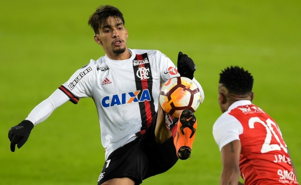 Flamengo Lucas Paqueta Copa Libertadores. AFP