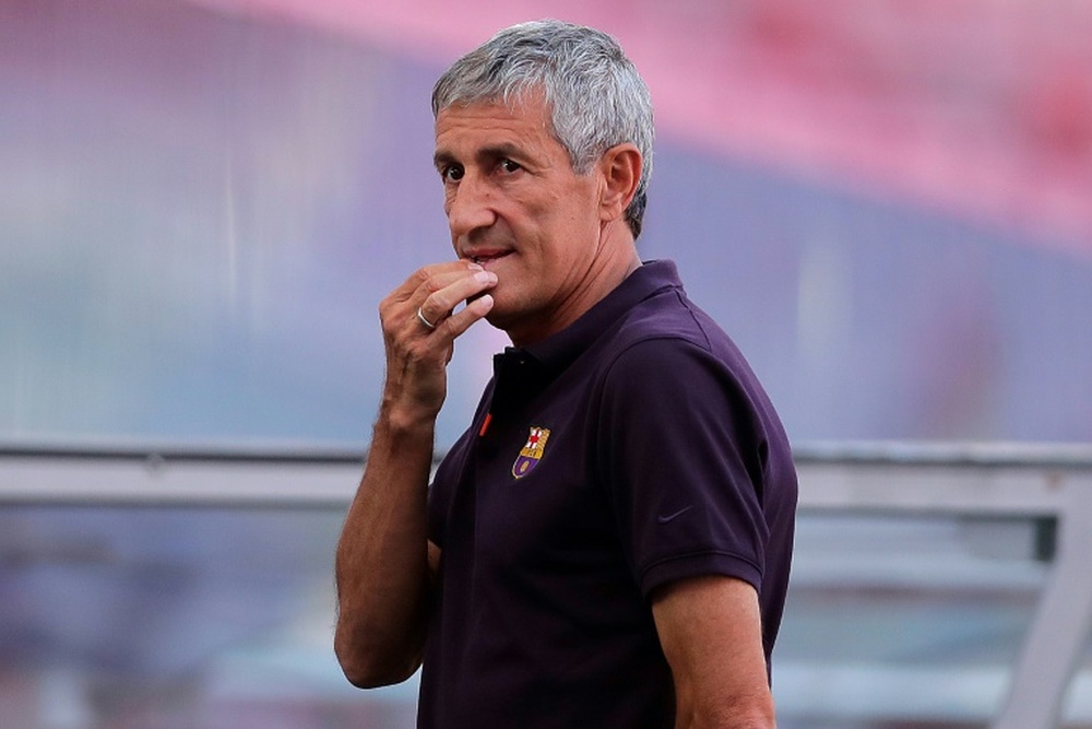 O Barça chega a um acordo com Quique Setién. AFP