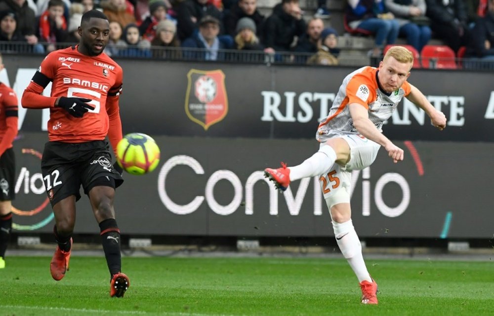 Rennes y Montpellier empatan. AFP