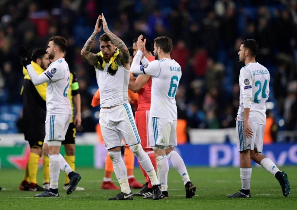El Real Madrid ganó al Borussia con buena parte del banquillo. AFP