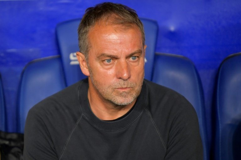 Hansi Flick, nombrado mejor entrenador de la temporada. AFP