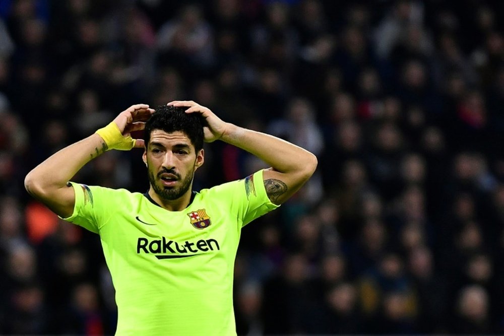 El ''déjà vu' de Suárez con la pesadilla de Roma. AFP