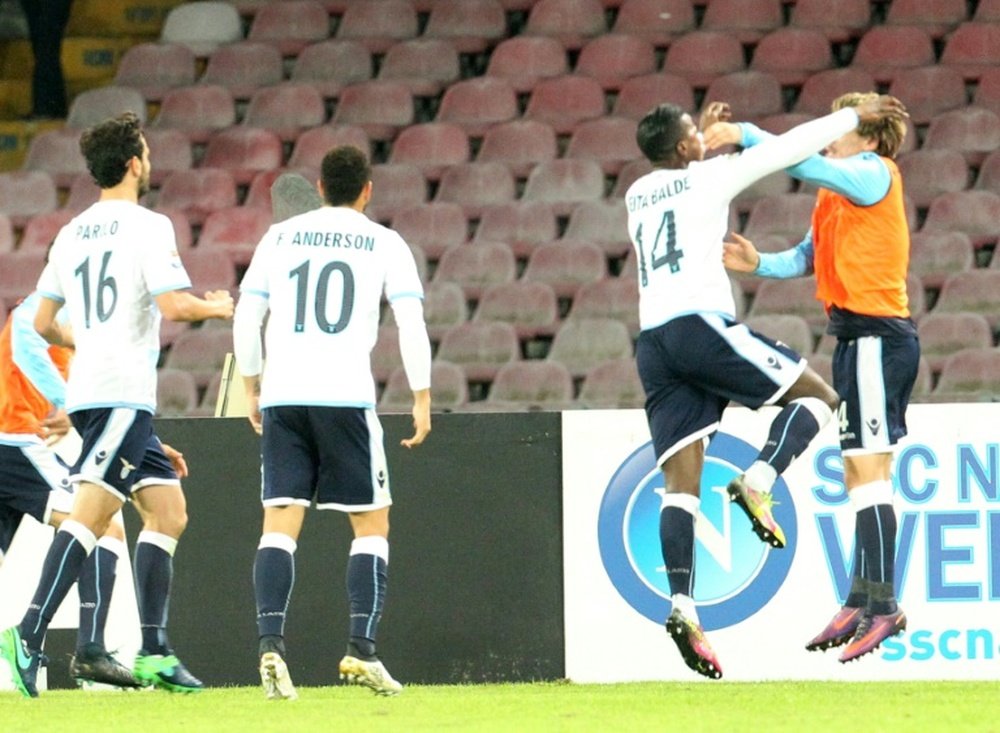 Baldé logró el gol del empate en San Paolo. AFP