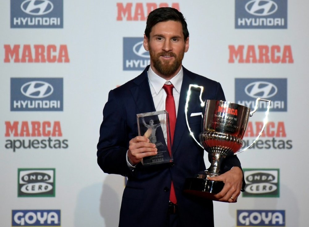 Messi foi o artilheiro da LaLiga em 2016/17. AFP