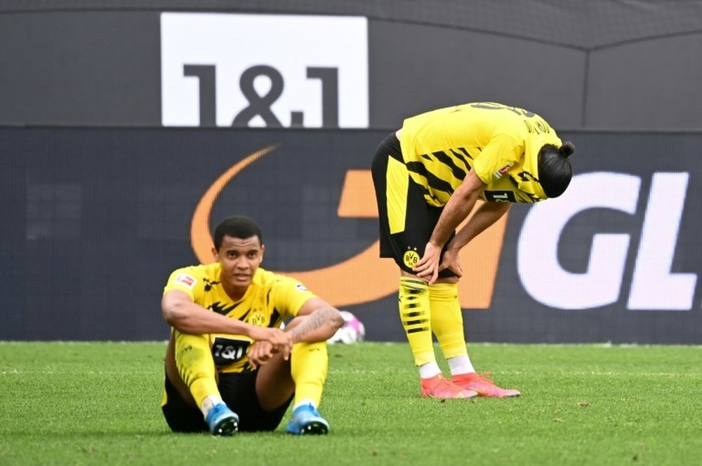 Haaland e o Borussia voltam a decepcionar na briga pela Bundesliga. AFP