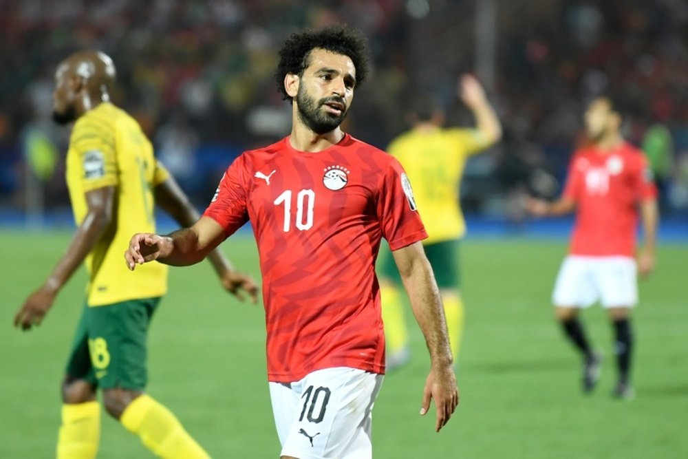 Mo Salah désolé par l'élimination de l'Égypte. AFP