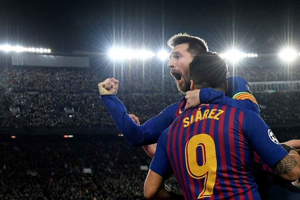 Messi e Suárez reeditam outro recorde artilheiro. AFP