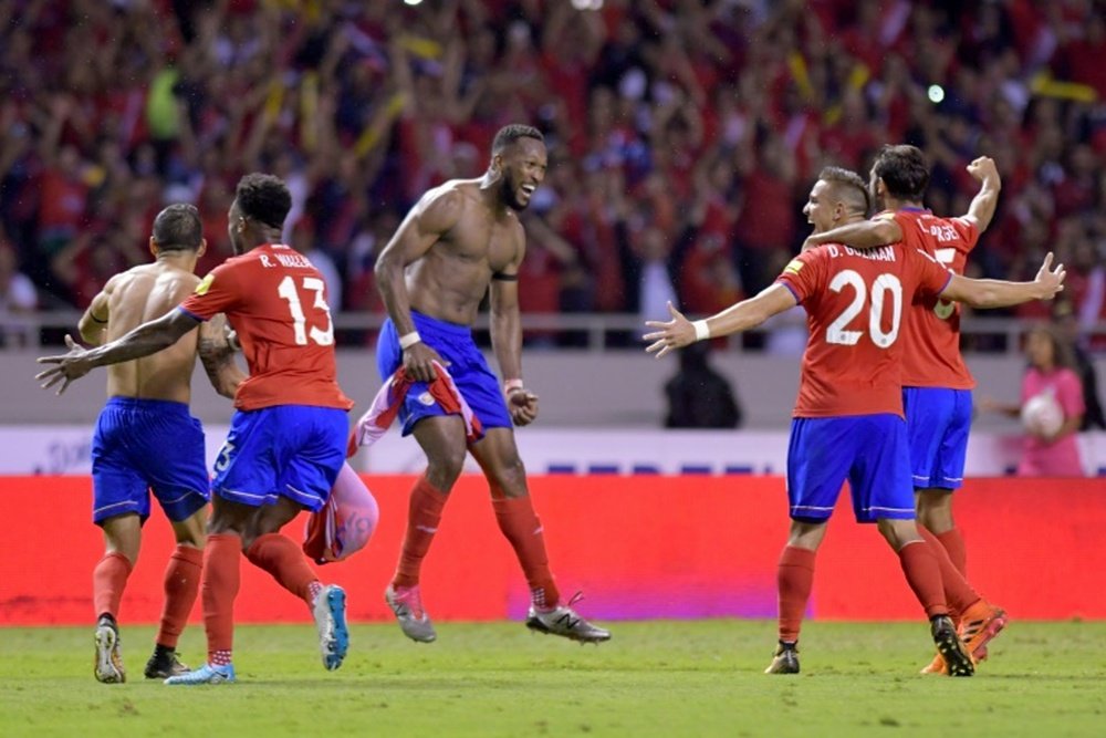 Costa Rica luchará por hacer un buen Mundial como en Brasil. AFP/Archivo