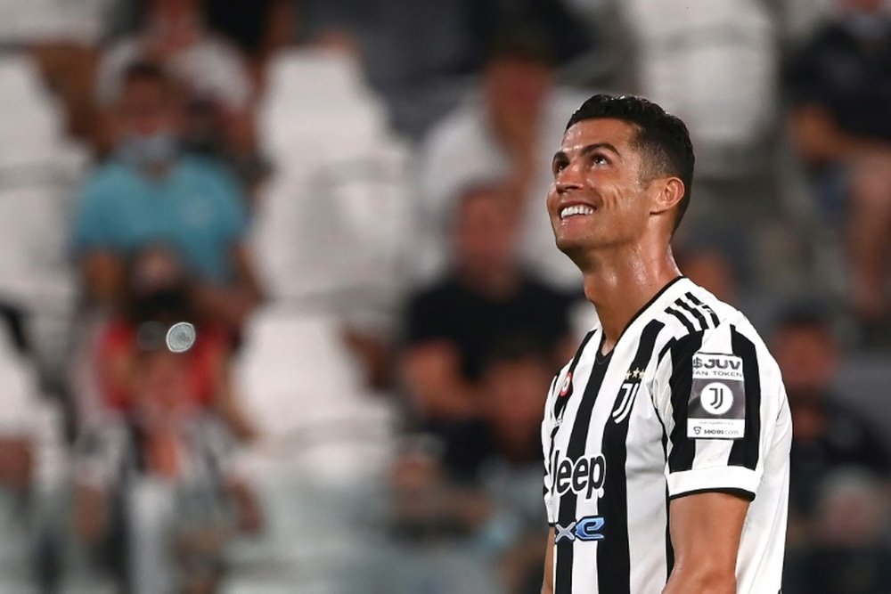 A Juventus perde a batalha contra Cristiano. AFP